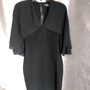Few Moda Spandex drape shoulder dress